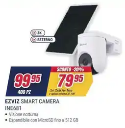 Trony EZVIZ SMART CAMERA offerta
