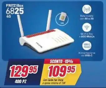 Trony FRITZ!Box 6825 4G offerta
