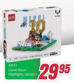 Trony LEGO Lionel Messi Highlights calcistici offerta