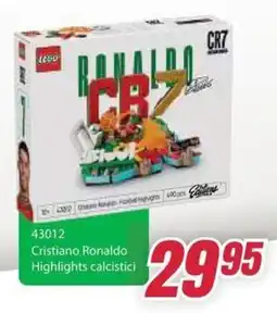 Trony LEGO Cristiano Ronaldo Highlights calcistici offerta