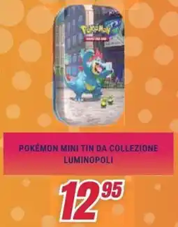Trony Pokémon mini tin da collezione luminopoli offerta