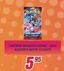 Trony Pokémon megaevoluzione - caos nascente offerta