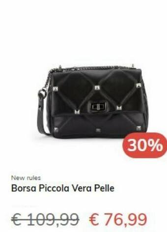Borsa piccola vera pelle