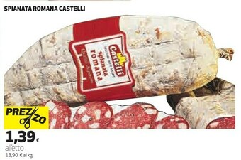 Coop Spianata romana offerta