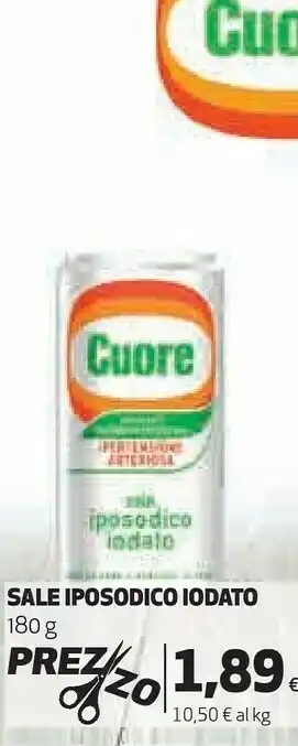 Coop Sale iposodico iodato 180g offerta