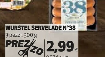 Wurstel servelade
