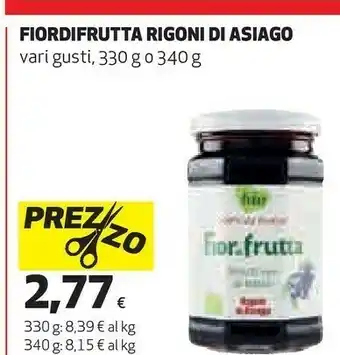 Coop Rigoni di asiago - fior di frutta frutti di bosco bio 330 g(ml) offerta