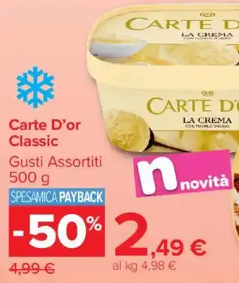 Carrefour Market Carte D’or Classic offerta