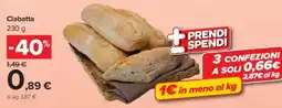 Carrefour Market Ciabatta offerta