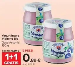 Carrefour Market Yogurt Intero Vipiteno Bio offerta