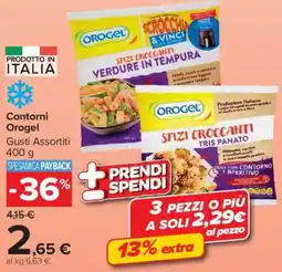 Carrefour Market Contorni Orogel Gusti Assortiti offerta