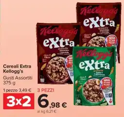 Carrefour Market Cereali Extra Kellogg's offerta