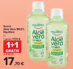 Carrefour Market Succo Aloe Vera 99,5% Equilibra offerta