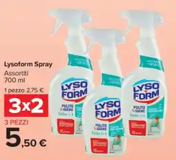 Carrefour Market Lysoform Spray offerta