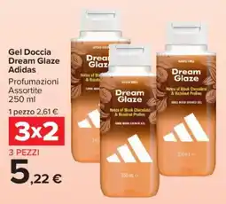 Carrefour Market Gel Doccia Dream Glaze Adidas offerta