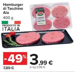 Carrefour Market Hamburger di Tacchino Aia offerta