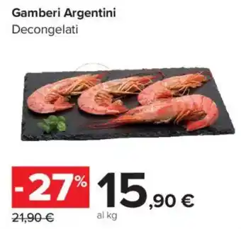 Carrefour Market Gamberi Argentini offerta