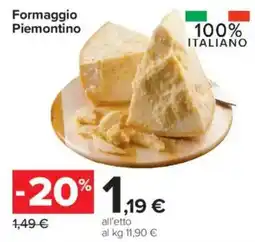 Carrefour Market Formaggio Piemontino offerta