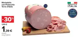 Carrefour Market Mortadella con Pistacchio Terre d'Italia offerta