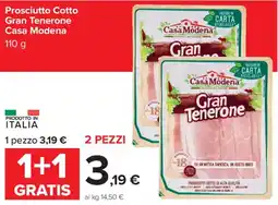 Carrefour Market Prosciutto Cotto Gran Tenerone Casa Modena offerta
