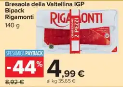 Carrefour Market Bresaola della Valtellina IGP Bipack Rigamonti offerta