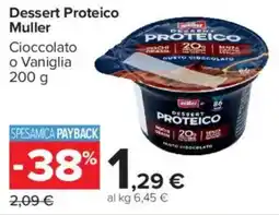 Carrefour Market Dessert Proteico Muller offerta