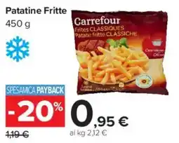 Carrefour Market Carrefour Patatine Fritte CLASSICHE offerta