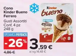 Carrefour Market Cono Kinder Bueno Ferrero offerta