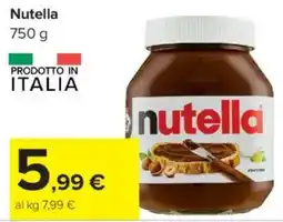 Carrefour Market Nutella offerta