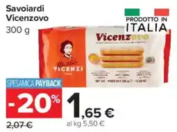 Carrefour Market Savoiardi Vicenzovo offerta