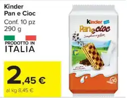 Carrefour Market Kinder Pan e Cioc offerta