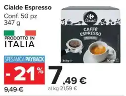 Carrefour Market Caffè Espresso Cialde Classic offerta