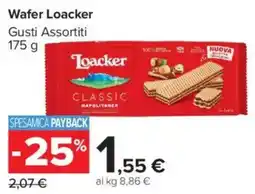Carrefour Market Wafer Loacker offerta