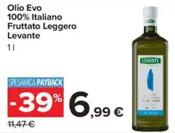 Carrefour Market Olio Evo Levante offerta