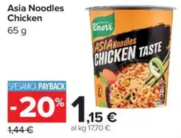 Carrefour Market Asia Noodles Chicken Knorr offerta
