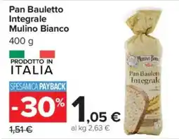 Carrefour Market Pan Bauletto Integrale Mulino Bianco offerta