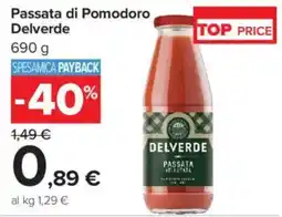 Carrefour Market Passata di Pomodoro Delverde offerta