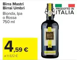 Carrefour Market Birra Mastri Birrai Umbri offerta