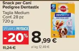 Carrefour Market Snack per Cani Pedigree Dentastix offerta