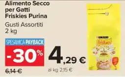 Carrefour Market Alimento Secco per Gatti Friskies Purina offerta