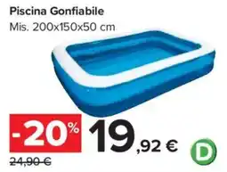 Carrefour Market Piscina Gonfiabile offerta