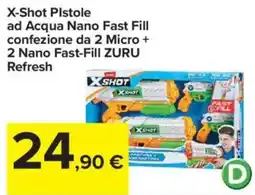 Carrefour Market X-Shot Pistole ad Acqua Nano Fast Fill offerta