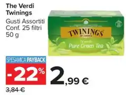 Carrefour Market The Verdi Twinings offerta