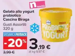 Carrefour Market Gelato allo yogurt probiotico Cascina Biraga offerta