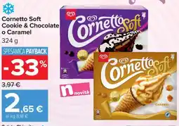Carrefour Market Cornetto Soft Cookie & Chocolate o Caramel offerta