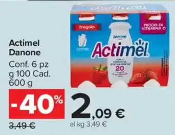 Carrefour Market Actimel Danone offerta