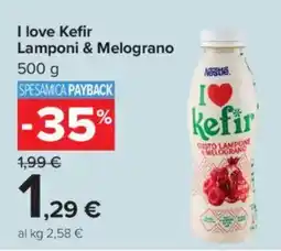Carrefour Market I love Kefir Lamponi & Melograno offerta