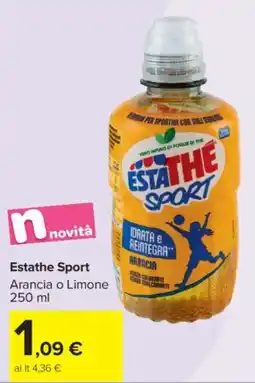 Carrefour Market Estathe Sport Arancia o Limone offerta