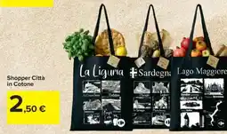 Carrefour Market Shopper Città in Cotone offerta