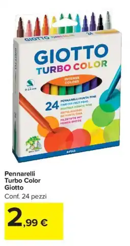 Carrefour Market Pennarelli Turbo Color Giotto offerta